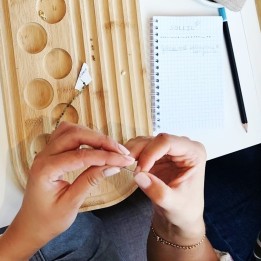 Morse bracelet workshop - Limpertsberg Citizens' Day - Anne L'Or