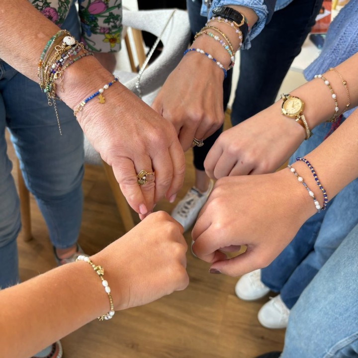 Morse bracelet workshop - Limpertsberg Citizens' Day - Anne L'Or